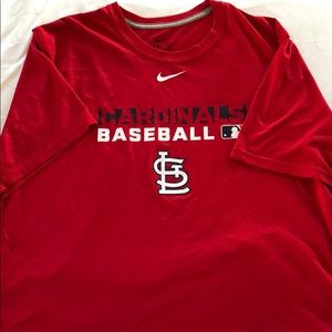 Cardinals baseball dry fit tee XL Nike